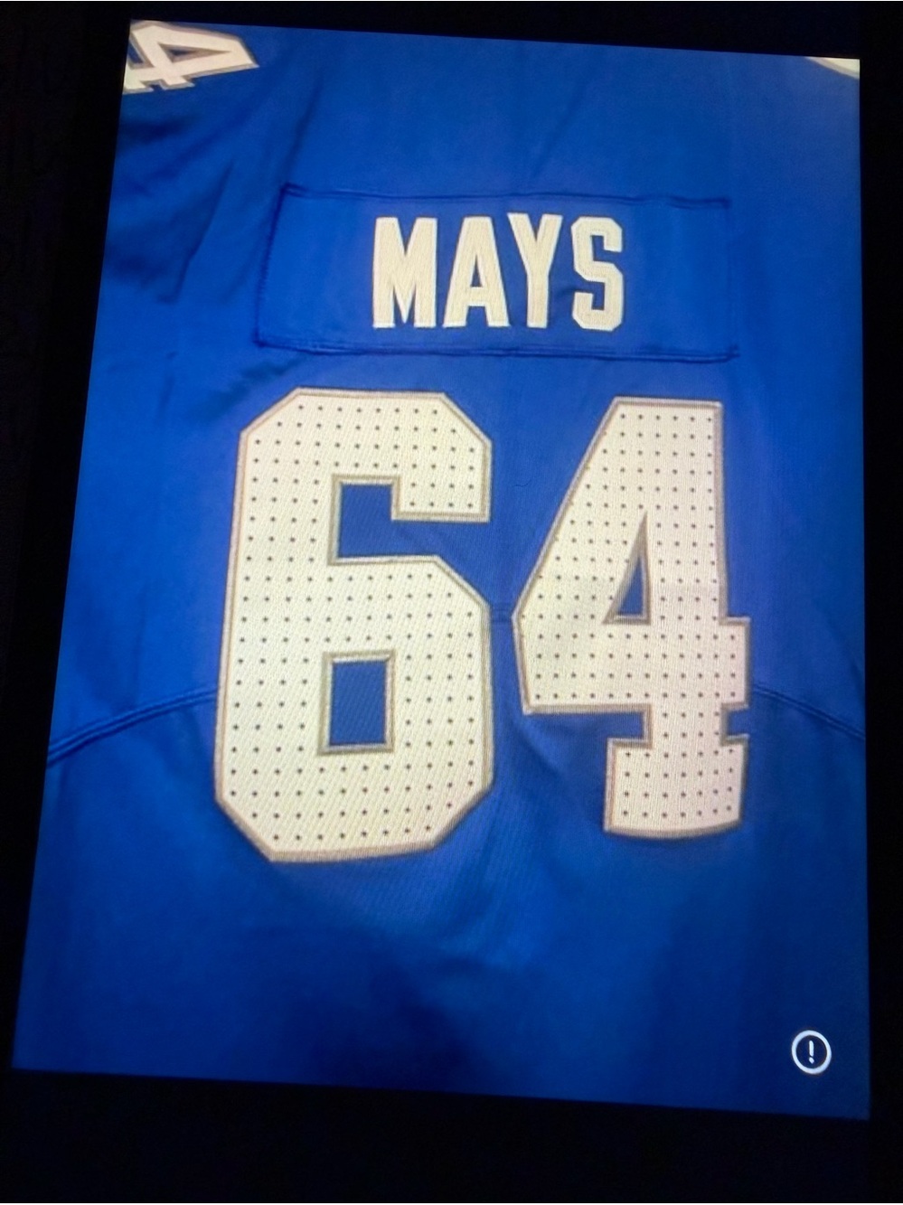 Mays NFL Football Jersey